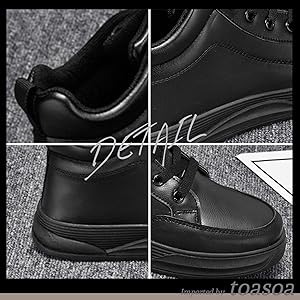 Amazon | [toasoa] スニーカー メンズ ミドルカット ハイカット